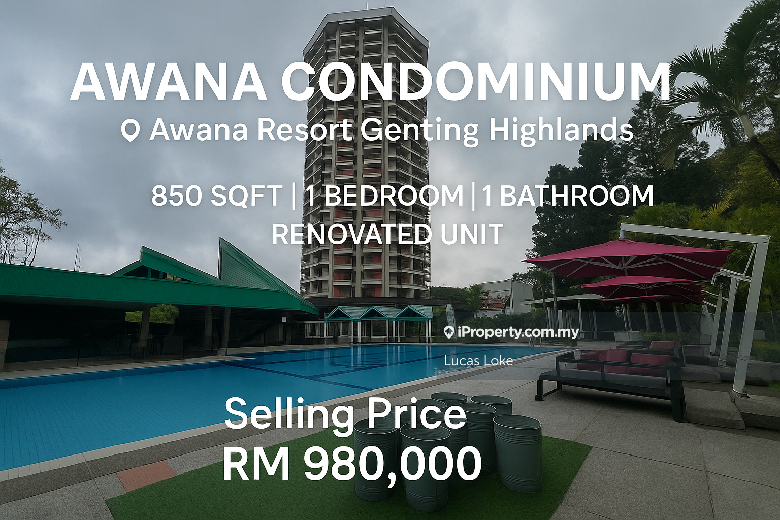 Renovated Awana Condo @ Awana Resort Genting 850sqft