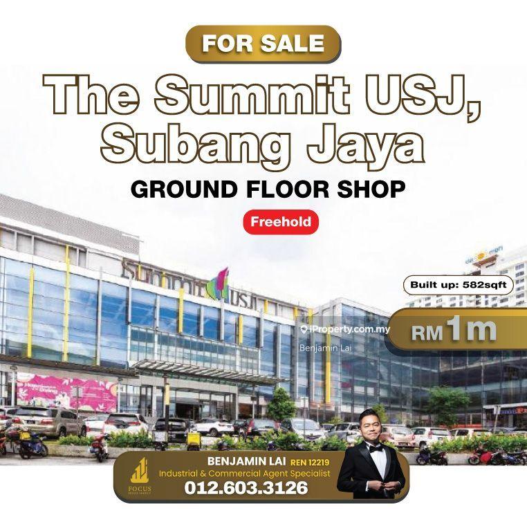 Ground Floor Shop for Sale @ The Summit USJ, Subang Jaya