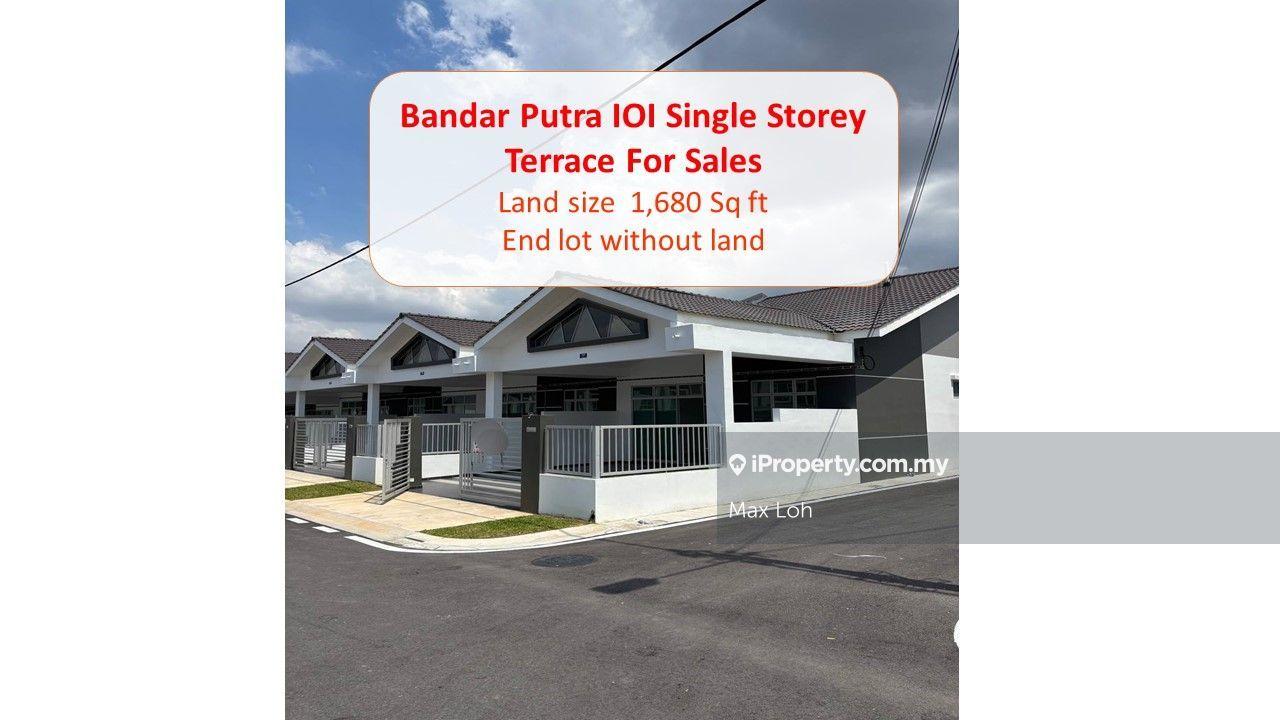 Bandar Putra IOI, Single Storey Terrace End Lot, Land 1,680 Sqf