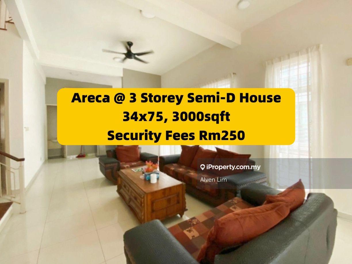Gated Guarded, 3 Storey Semi D, 3000sqft