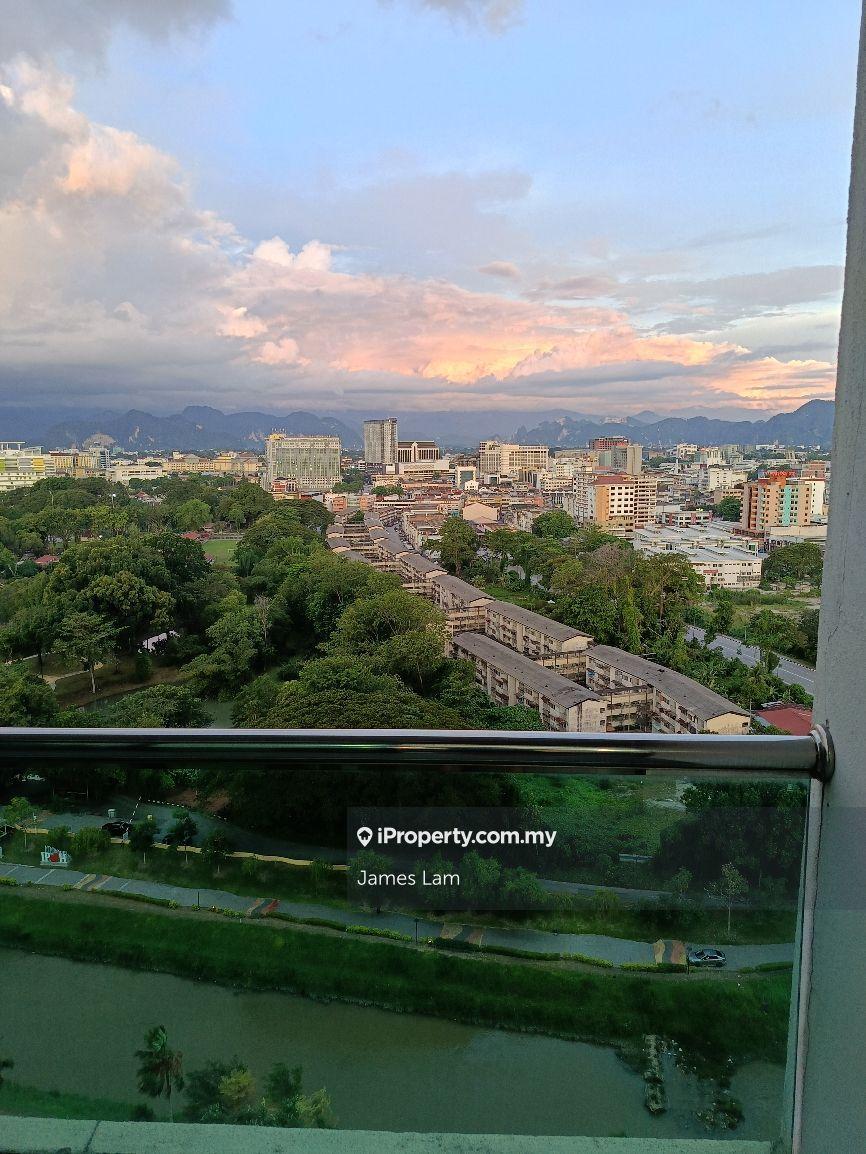 For rent kinta river front condo