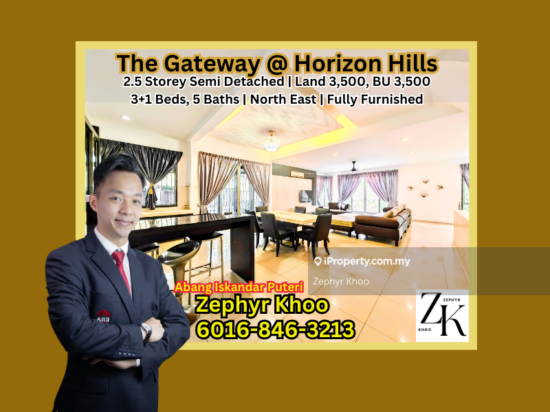 The Gateway @ Horizon Hills 2.5 Storey Semi Detached House For Sale