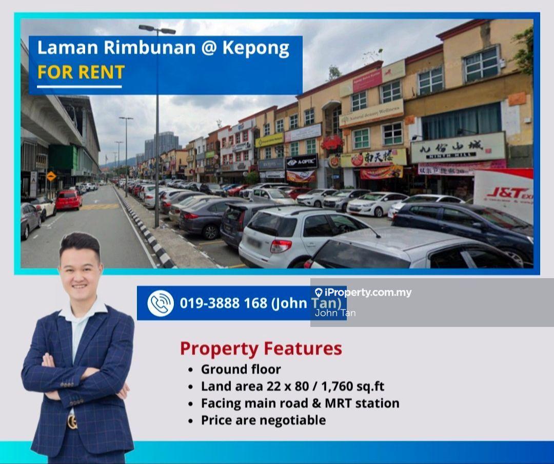 Facing main road and near to mrt station