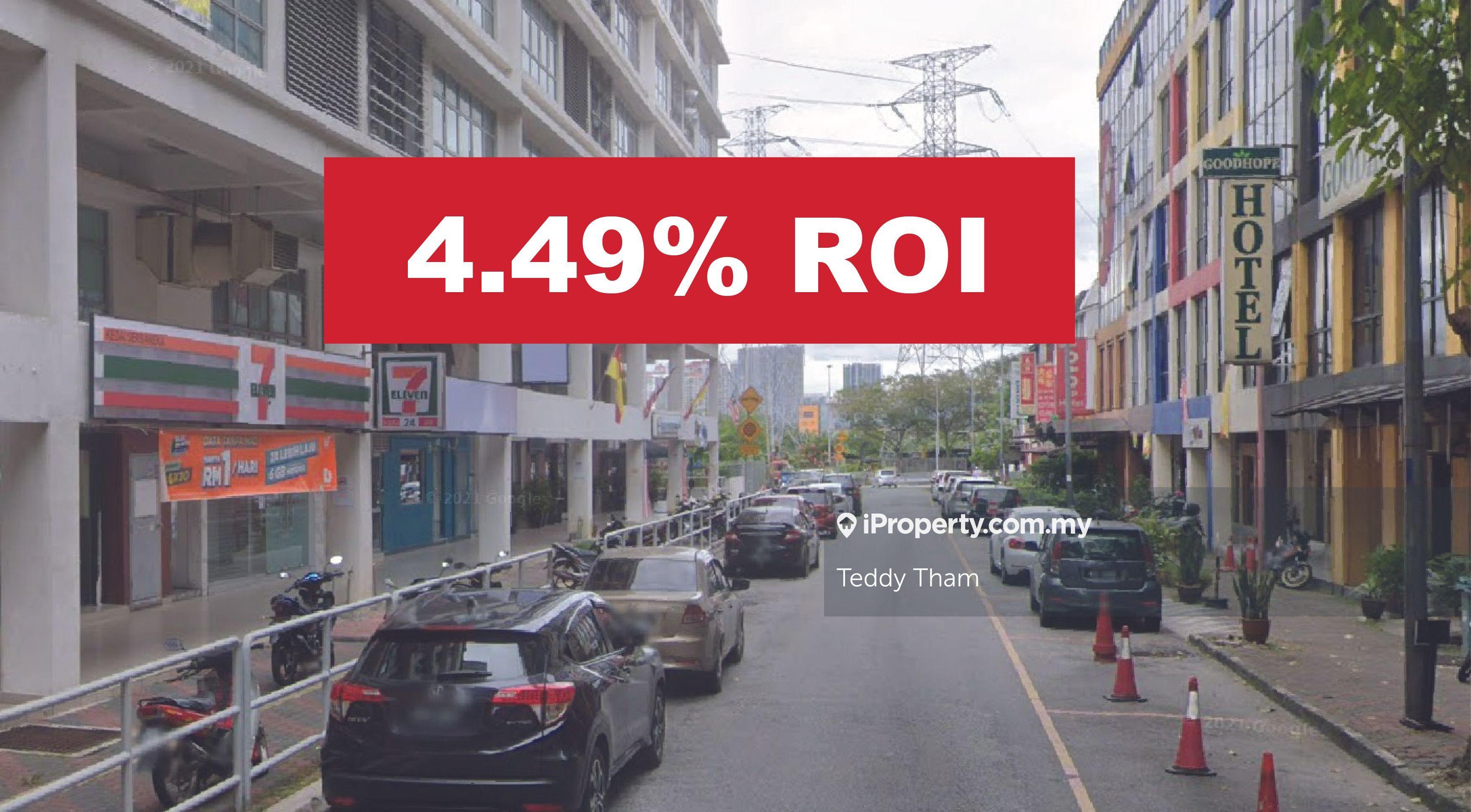 6 storey Shop Office, Tenanted, 4.49% ROI, 9500 sf, Near Paradigm