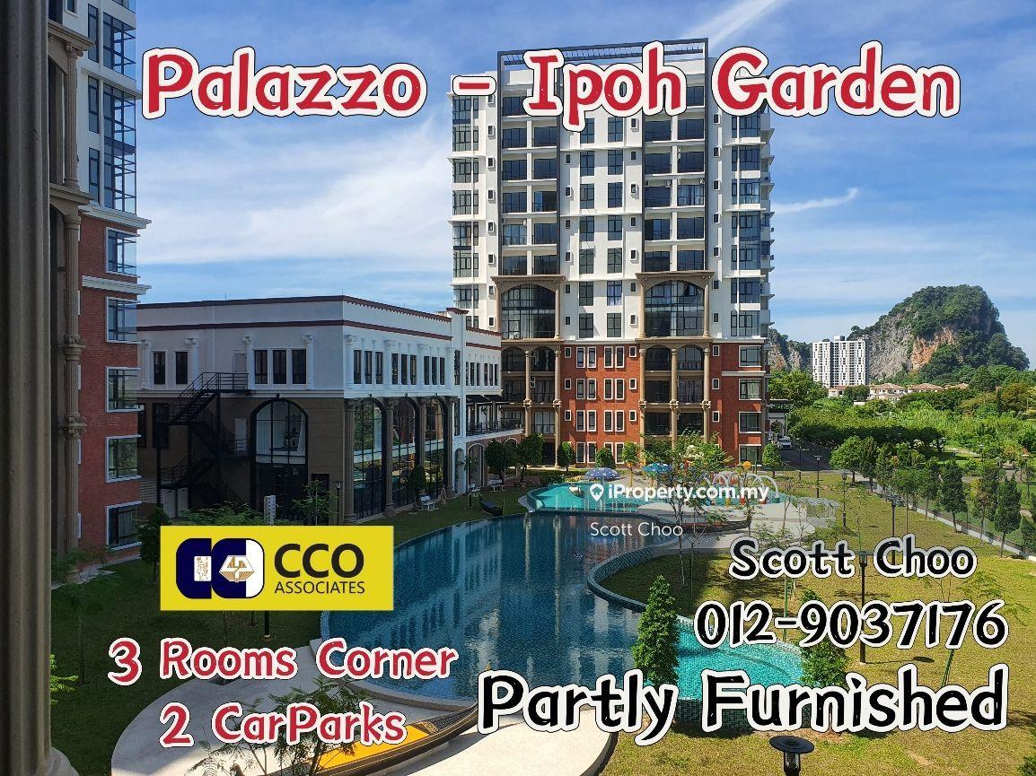 Palazzo Corner Unit For Rent  Partly Furnished 2 carparks