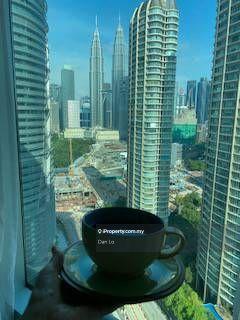 The Avare KLCC, mid floor, good view.  Partly furnished