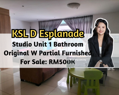 Ksl D Esplanade, Studio Unit, Original Unit With Partial Furnished