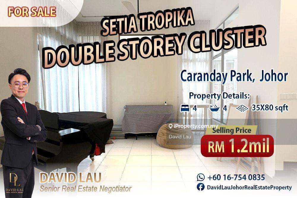 Setia Tropika Double Storey Cluster House For Sale