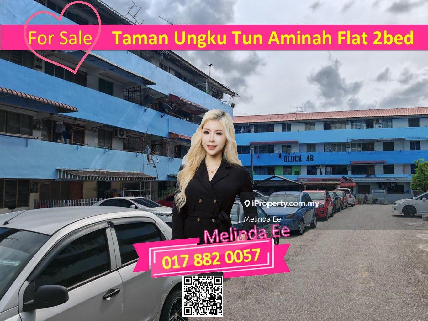 Skudai Taman Ungku Tun Aminah Nice Flat 2bed with Basic Furnish