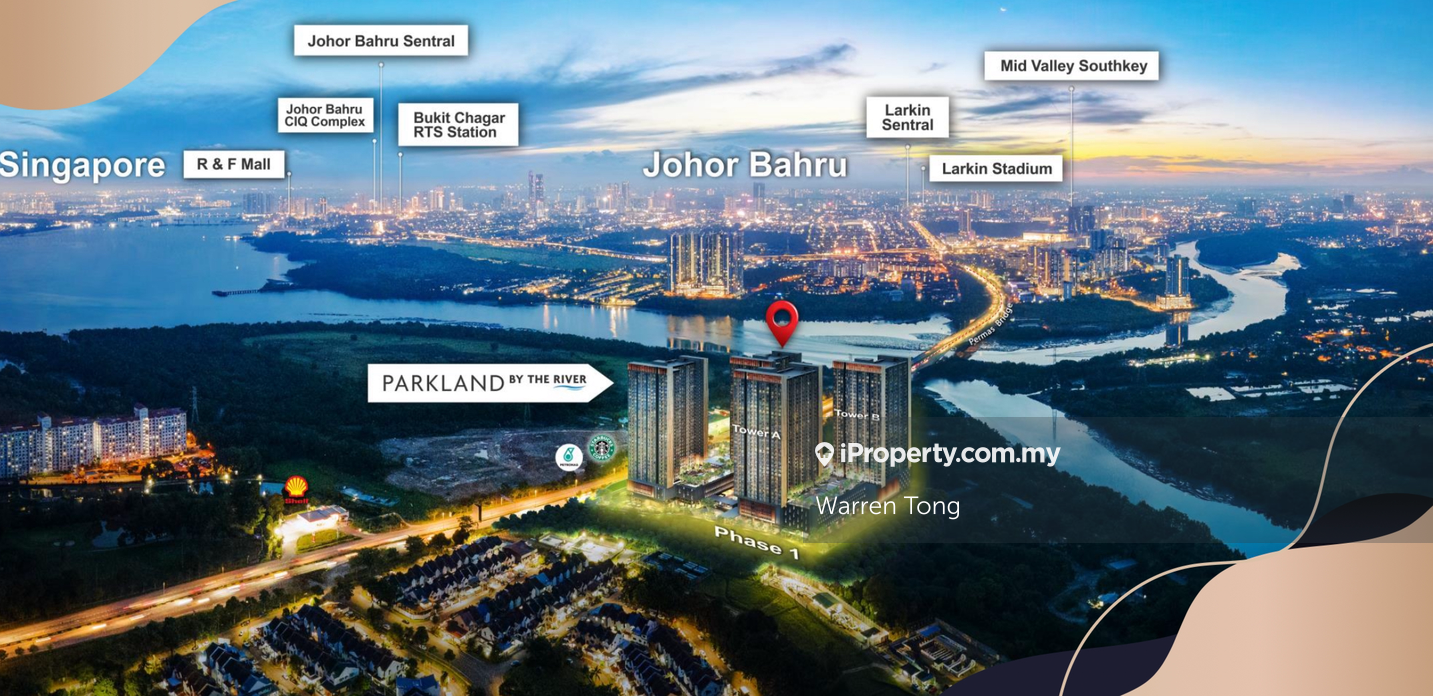 Parkland by the river Edl southkey midvalley Permas 