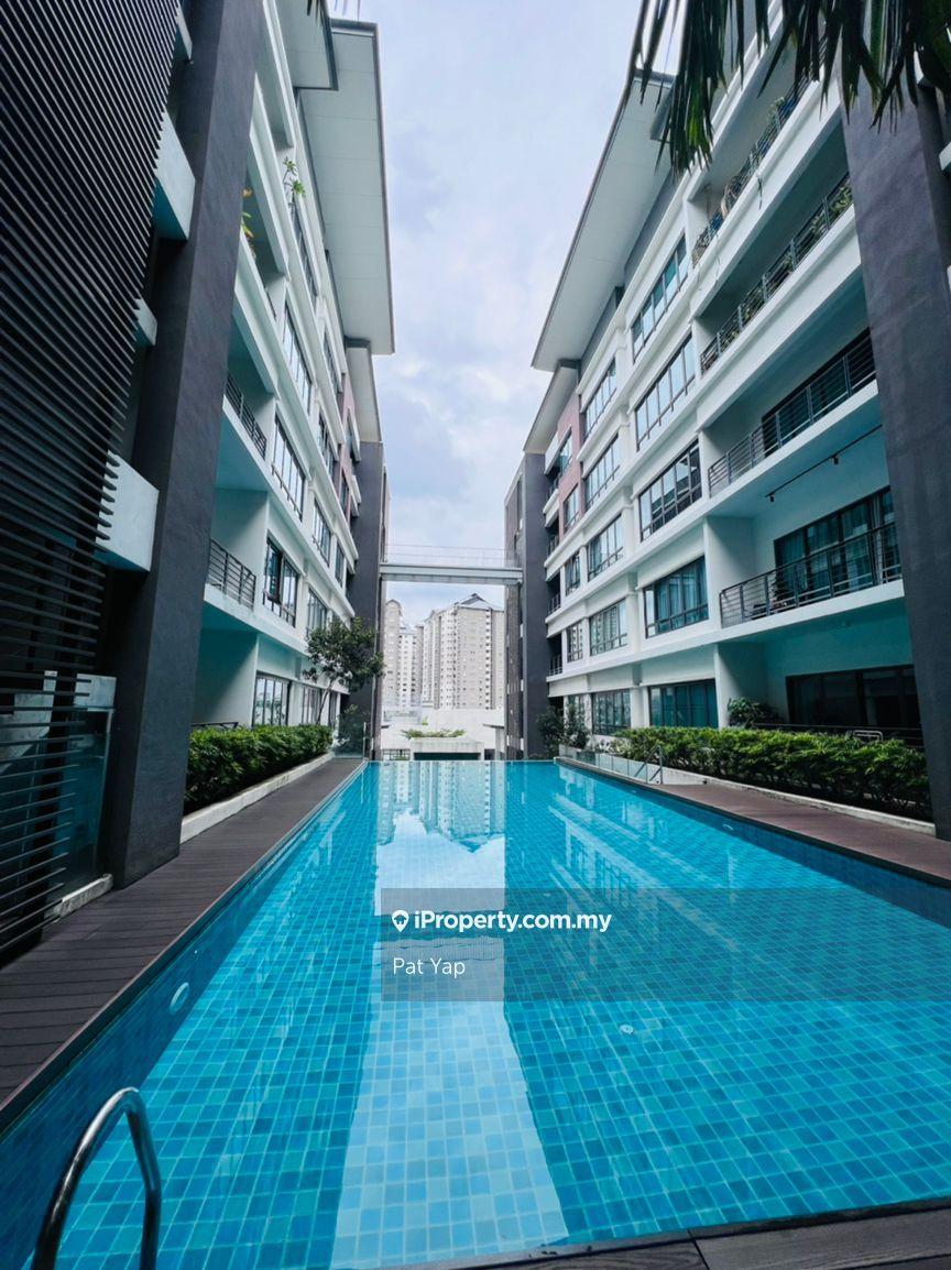 A low density condo with private car park lift to the entrance