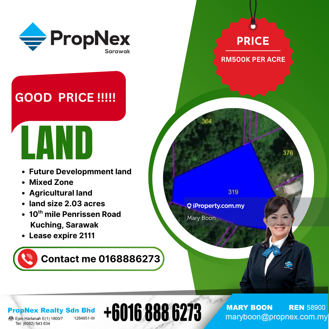 Kuching, 10th Mile Penrissen Road Land For Sale