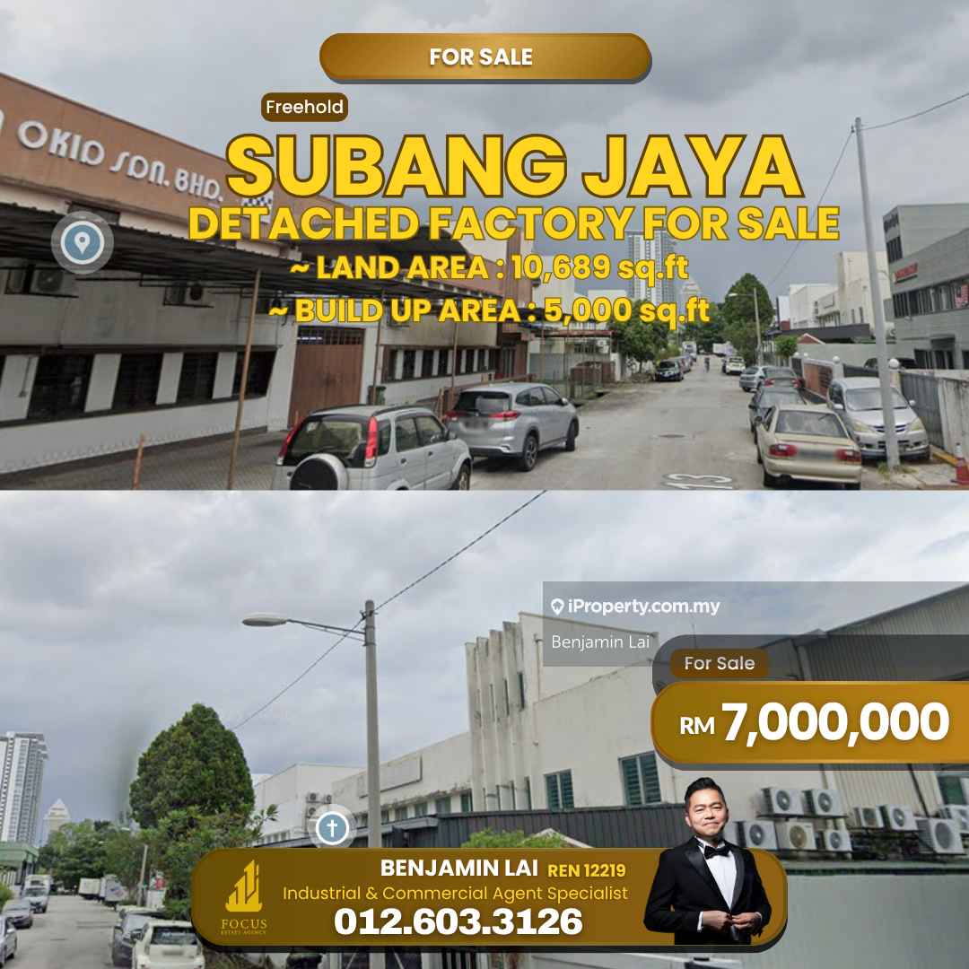 Subang Jaya Detached Factory For Sale 