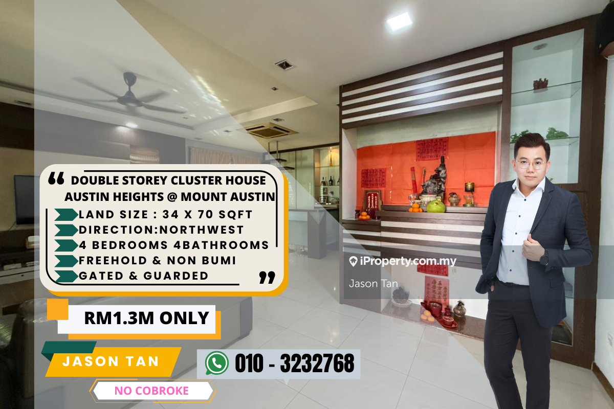 Austin Heights @ Mount Austin @ Double Storey Cluster House