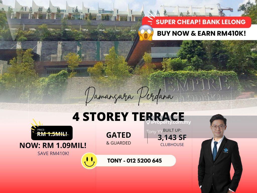 Earn Rm410k! Bank Lelong Empire Residence @ Damansara Perdana PJ