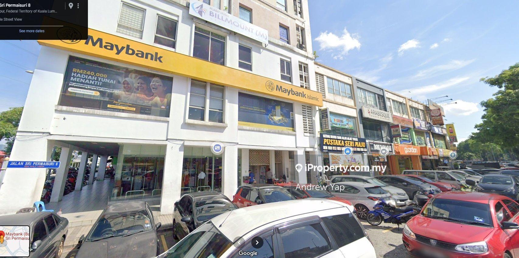 ROI 4% above Permaisuri 3 Storey Corner Shop For Sale 