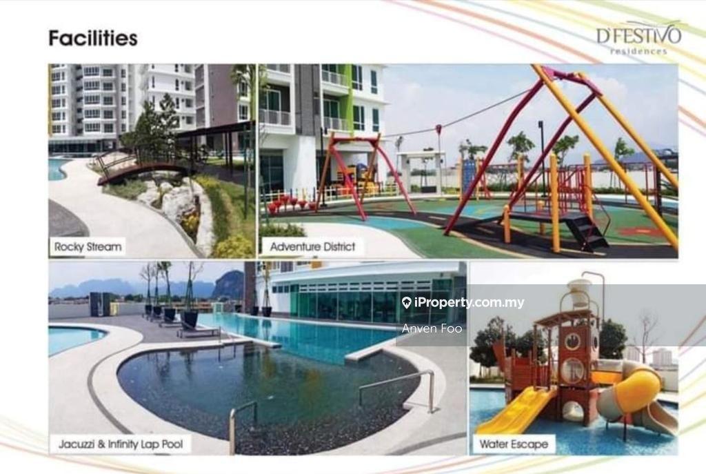 Below Market Price! Duplex Penthouse D'Festivo Ipoh! Good Buy! Cheap!