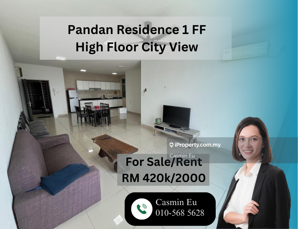 Pandan Residence 1 High Floor Fully Furnished For Sale/Rent