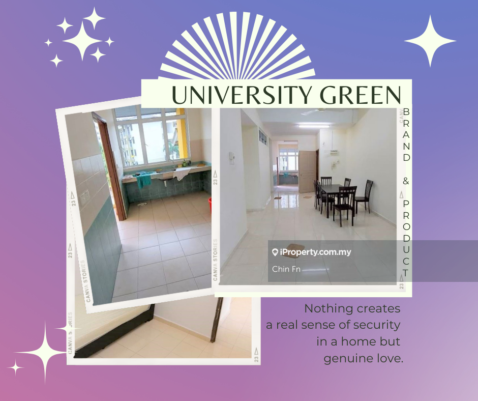Nice Condo with Swimming Pool University Green Bukit Beruang mmu