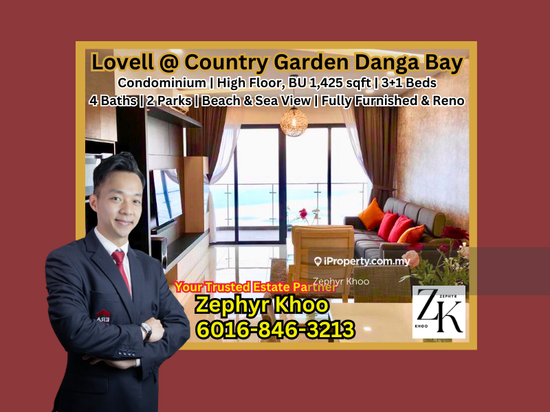 Lovell @ Country Garden Danga Bay Condominium Sea View For Sale