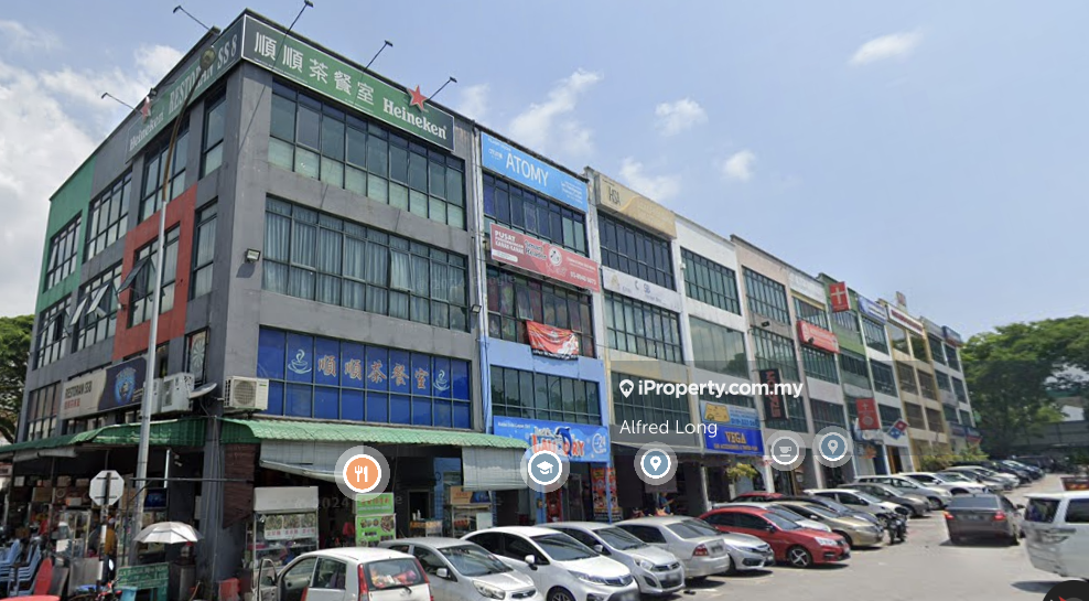 Facing main road Corner unit 