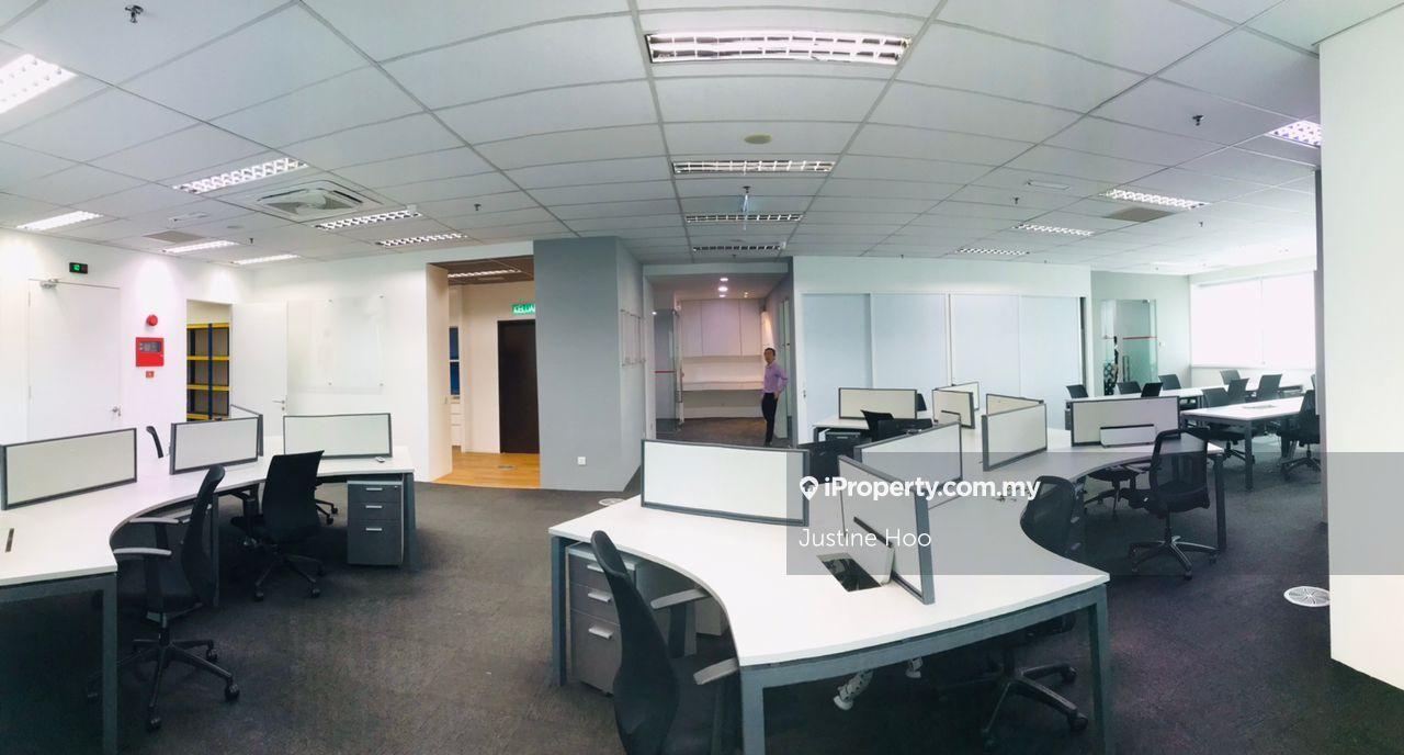 Tower 4, size 2985 sq.sf. centralized air conditioning, lighting