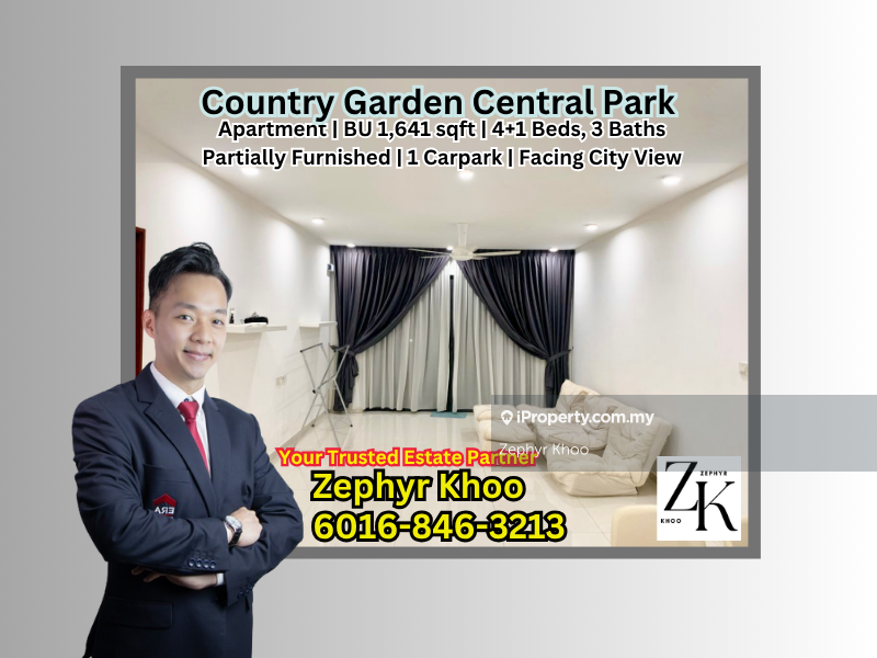 Country Garden Central Park @ Tampoi Apartment For Rent