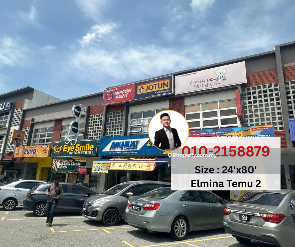 Elmina Temu 2 Shah Alam Seksyen U16 Shoplot For Rent