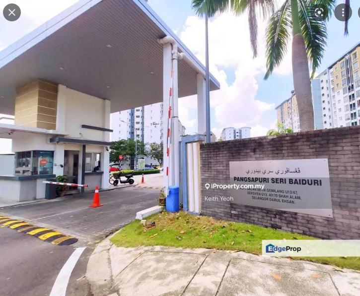 Pangsapuri Seri Baiduri Freehold Setia alam Level 1