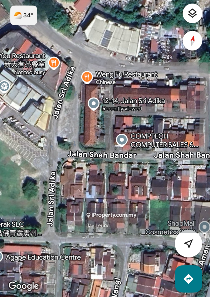 For Sale : Corner and Intermediate Shoplot at Pasir Puteh , Ipoh  