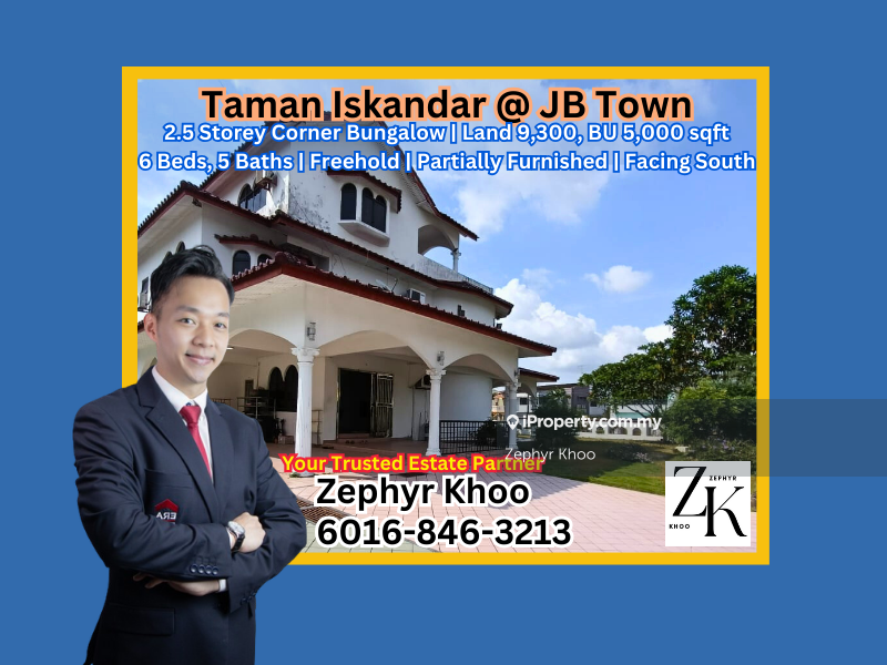 Taman Iskandar @ JB Town Corner Bungalow For Sale