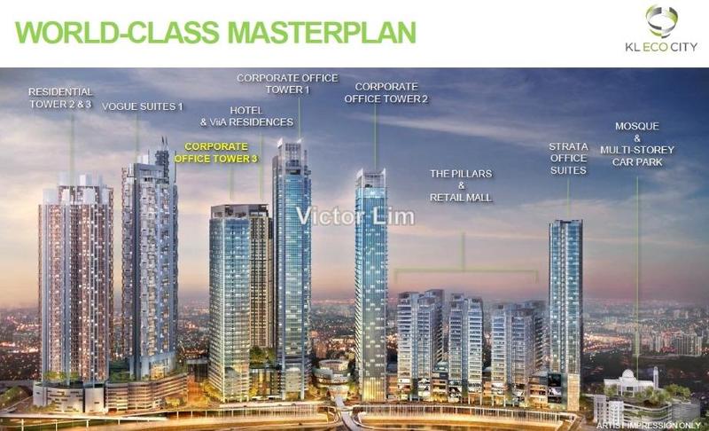 Pejabat untuk Disewa di KL Eco City, KL Eco City oleh Victor Lim - iProperty.com.my