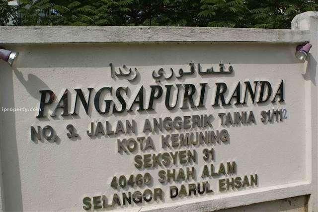 For Rent - Pangsapuri Randa