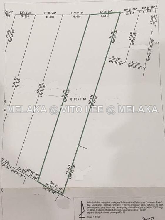 For Rent - AMJ Telok Mas to Semabok Roadside