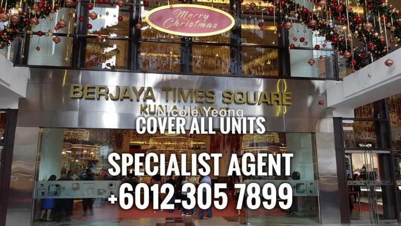 For Sale - Berjaya times square located in bukit bintang area. It is freehold titlle and strategic location.