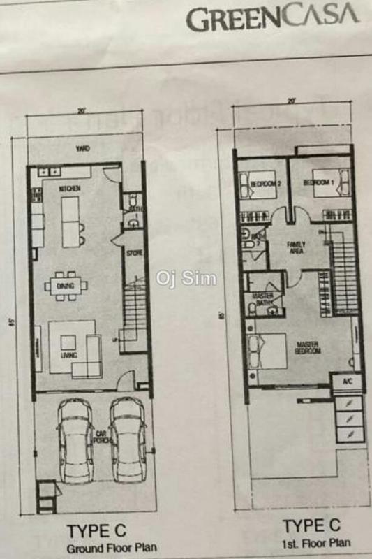 Rumah Berangkai 2 Tingkat untuk Dijual di Casa Green, Dengkil oleh Oj Sim - iProperty.com.my