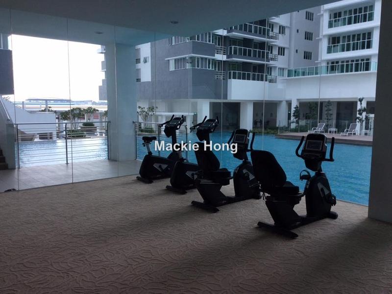 Condominium for Sale in The Regina by Mackie Hong - Gym Overlooking Swimming Pool - iProperty.com.my