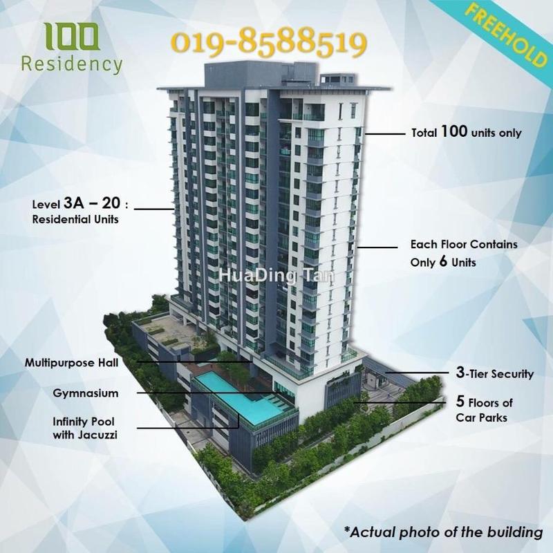 Condominium untuk Dijual di 100 Residency oleh Huading Tan - iProperty.com.my