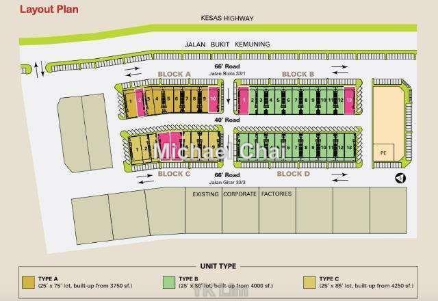 Kilang Teres untuk Disewa di Kota Kemuning, Shah Alam oleh Michael Chai - iProperty.com.my