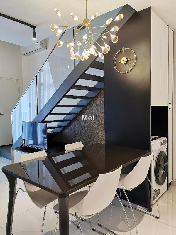 Service Residence for Rent in EkoCheras by Mei - Dining, cabinet & washing machine - iProperty.com.my