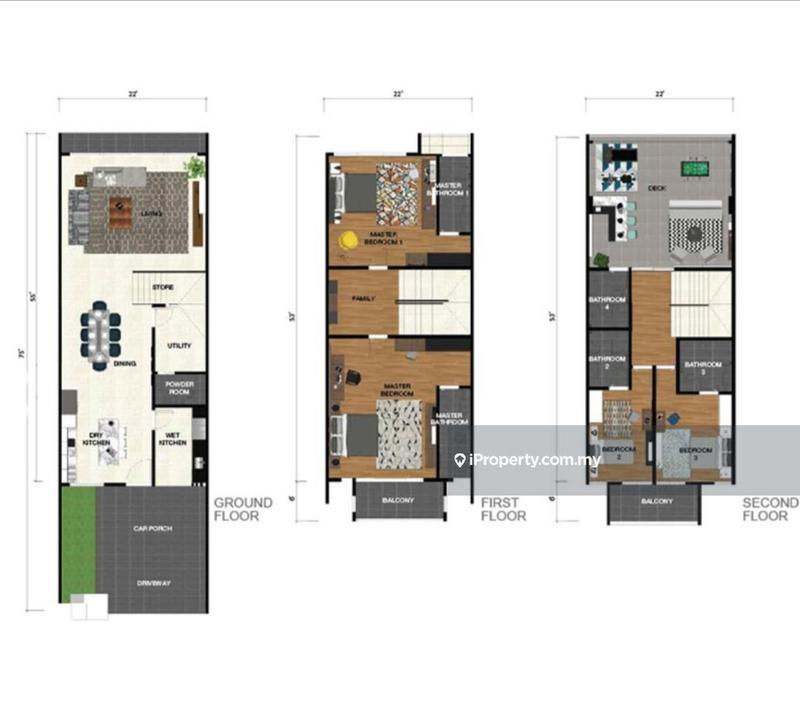 Rumah Teres 3-Tingkat untuk Dijual di Puchong, Selangor oleh Nick Chin - iProperty.com.my