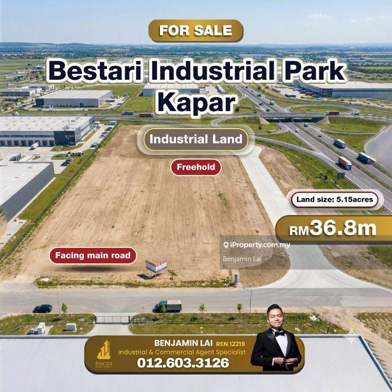 For Sale - Bestari Industrial Park, Kapar Industrial Land For Sale