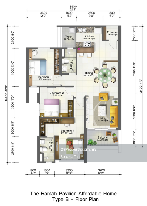 Kondominium untuk Dijual di Ramah Pavilion oleh Sandrea Tan - iProperty.com.my