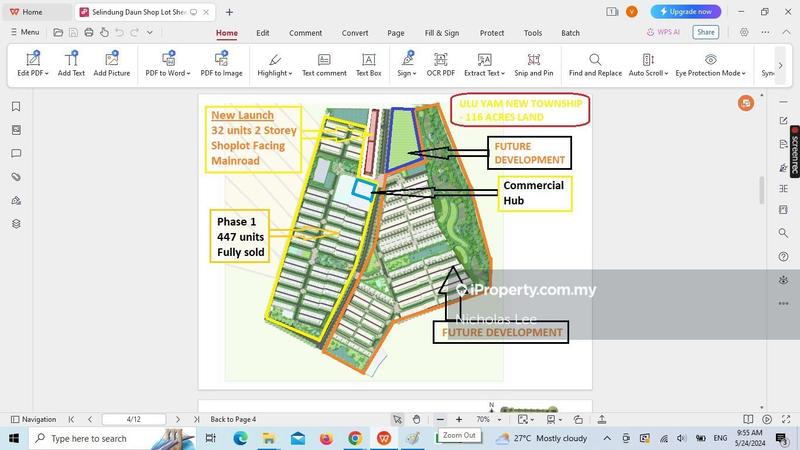 Shop for Sale in Ulu Yam New Township, Batang Kali, Batang Kali by Nicholas Lee - iProperty.com.my