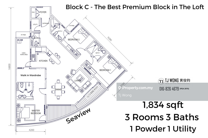 Residensi Servis untuk Dijual di The Loft @ KK Times Square oleh Tj Wong - iProperty.com.my
