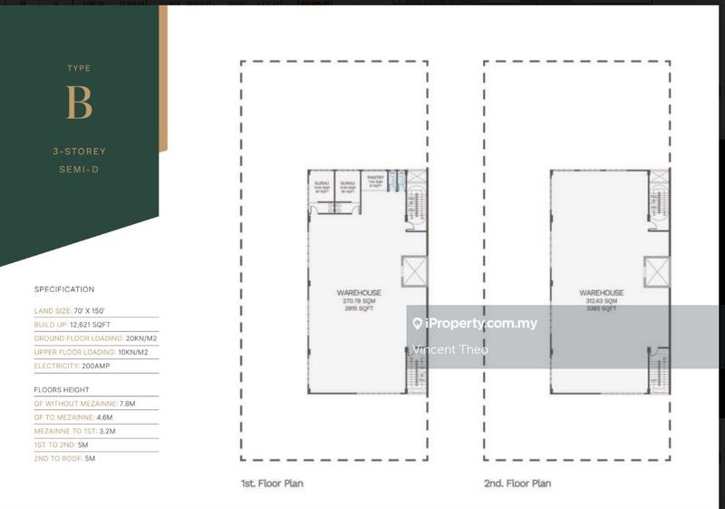 Semi-D Factory for Sale in Jade Hills, Kajang by Vincent Theo - iProperty.com.my