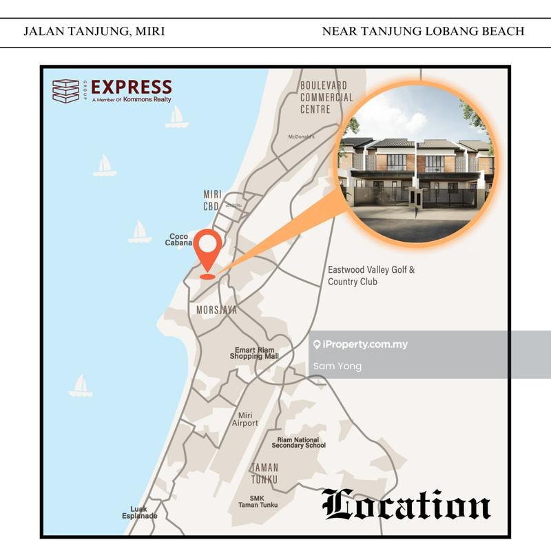Rumah Teres 2-Tingkat untuk Dijual di Tanjung Lobang, Miri oleh Sam Yong - Exterior - iProperty.com.my