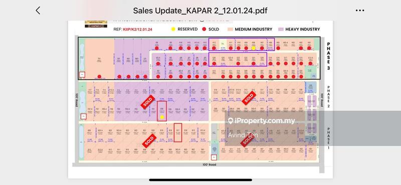 Tanah Perindustrian untuk Dijual di Taman Kapar, Kapar oleh Avind Teh - iProperty.com.my