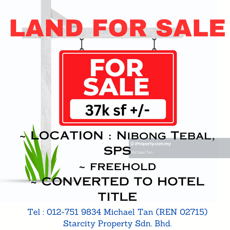 For Sale - 37k sf +/- Hotel Vacant Land at Nibong Tebal, Seberang Perai Selatan | FOR SALE