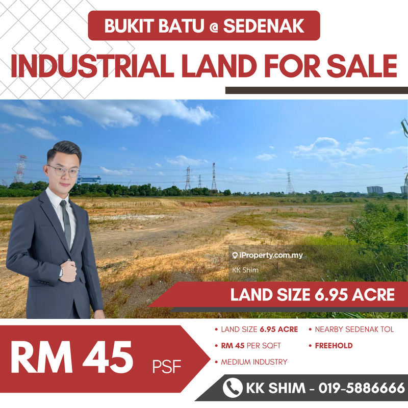 For Sale - Bukit Batu @ Sedenak 6.95 Acres Industrial Land for Sale